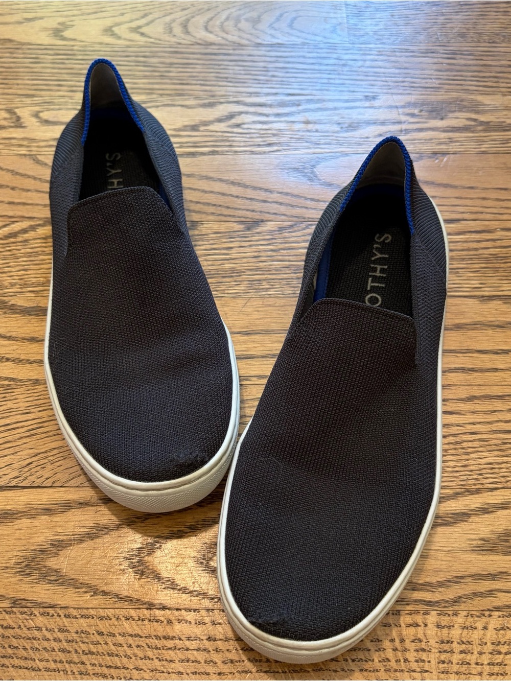 Rothy’s The Sneaker Slip On Shoe Black